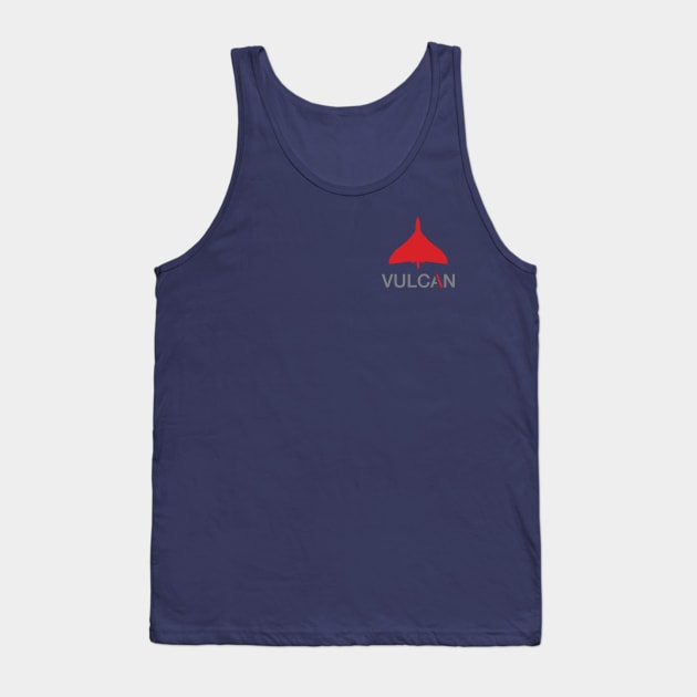 Avro Vulcan (Small logo) Tank Top by TCP